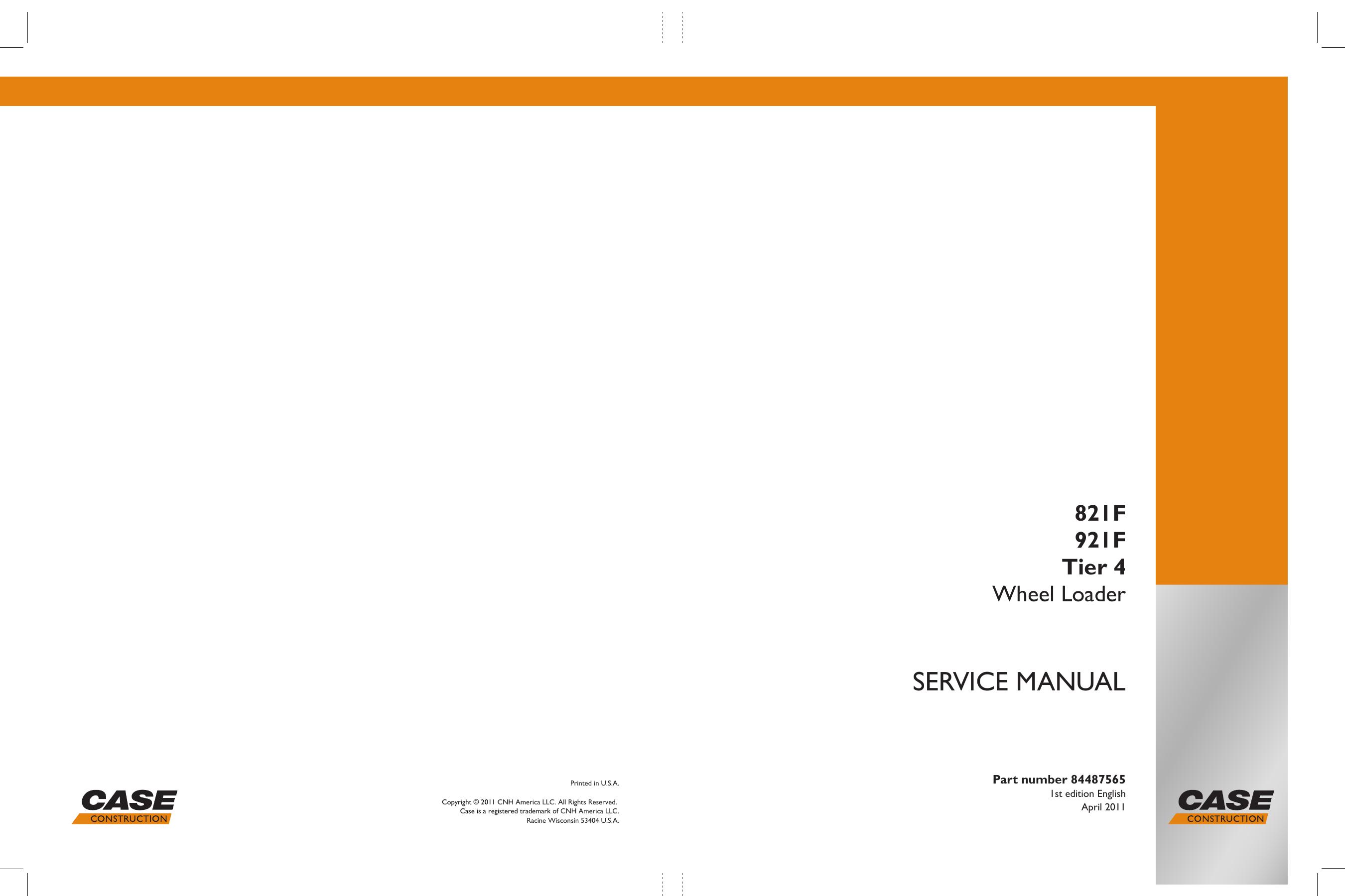 821F,921F Service Manual